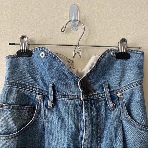 Urban Outfitters BDG High Waisted Fold Over Mom Jeans Relaxed Fit Cotton 28 - Picture 7 of 16